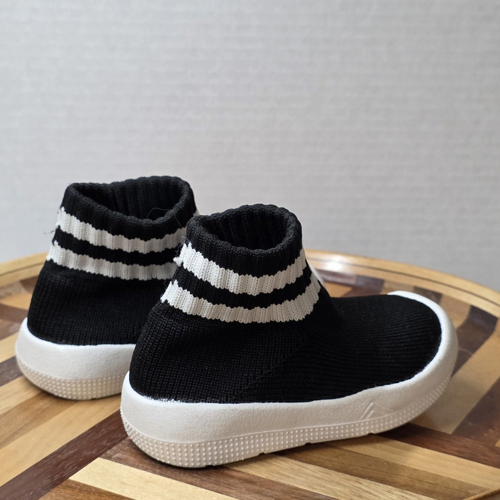 Engtoy Baby Shoe Sock Non-Slip Breathable 5 Months Infant Black Excellent - Picture 4 of 12
